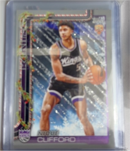 2025-26 Topps Holiday #H184 Nique Clifford — front