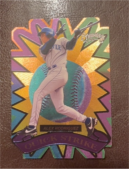 1998 Skybox Circa Thunder Quick Strike #10QS Alex Rodriguez — front