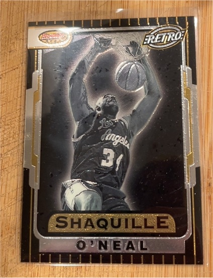 1996-97 Bowman's Best Retro #TB8 Shaquille O'Neal — front