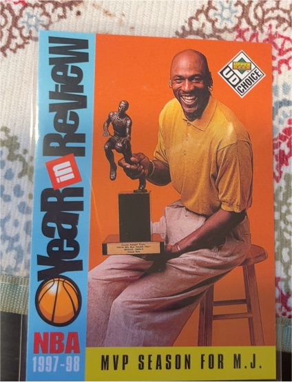1998-99 Upper Deck UD Choice #196 Michael Jordan — front