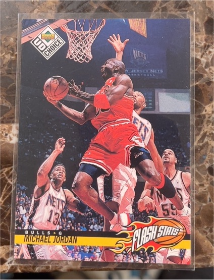 1998 Upper Deck UD Choice #159 Michael Jordan Flash Stats — front