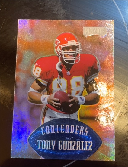 1997 Playoff Contenders Tony Gonzalez — front