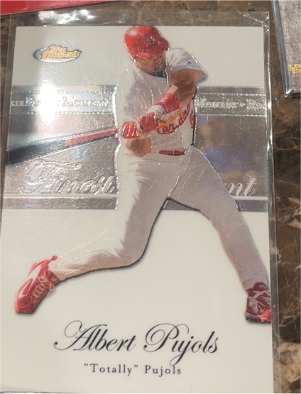 2007 Topps Finest Rookie Finest Moments #RFM-AP Albert Pujols — front