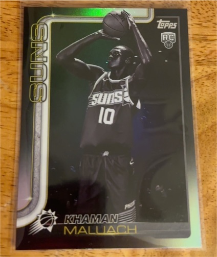 2025-26 Topps Blackout #210 Khaman Maluach — front