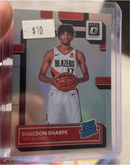 2022-23 Donruss Optic #249 Shaedon Sharpe — front