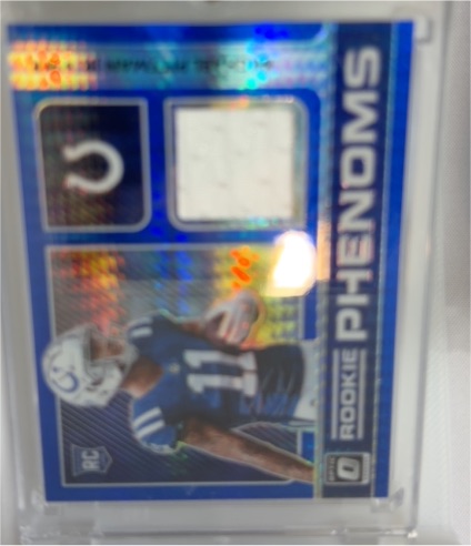 2020 Donruss Optic Rookie Phenoms #Rookie Patch Michael Pittman Jr — front