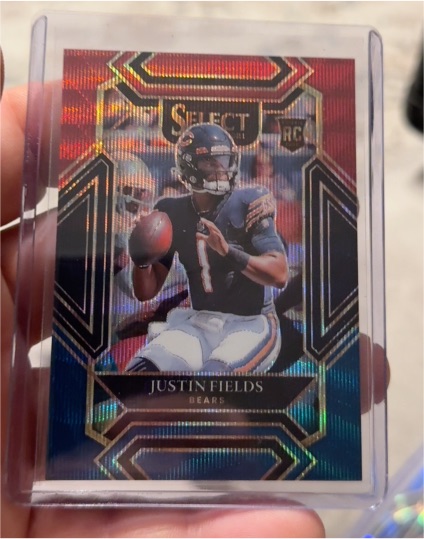2021 Panini Select #250 Justin Fields — front
