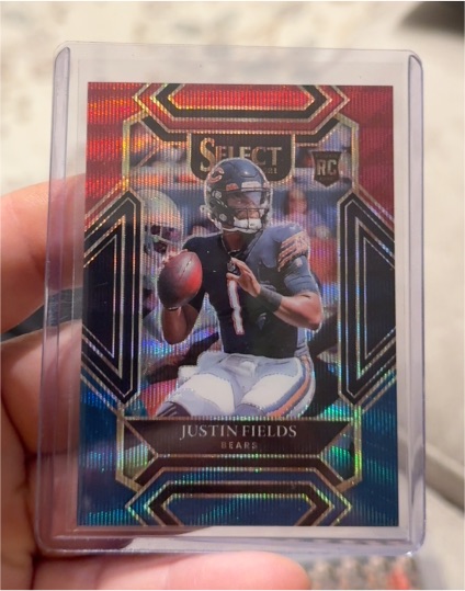 2021 Panini Select #250 Justin Fields — front