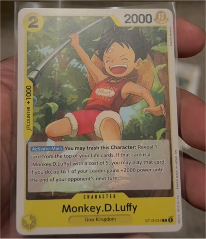 One Piece Card Game ST13-014 Monkey.D.Luffy — front