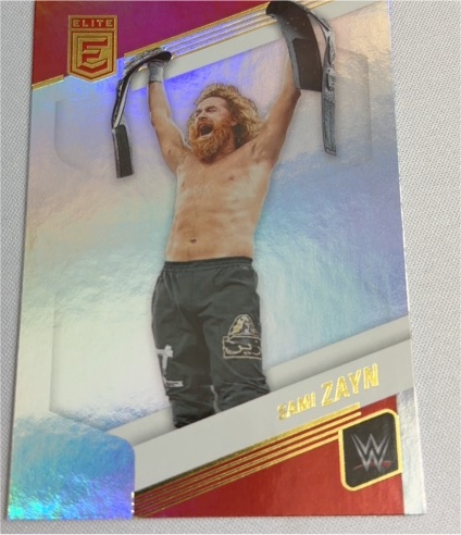 2023 Panini Donruss Elite WWE #8 Sami Zayn — front