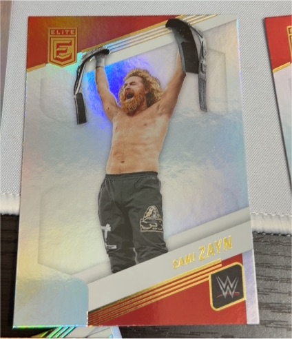 2023 Panini Donruss Elite WWE #8 Sami Zayn — front