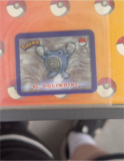 1999 Topps Pokemon #61 Poliwhirl — front