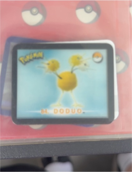 Pokemon Stadium Action 3D'S 2000 Lenticular #26 Doduo — front