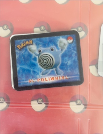 1999 Topps Pokemon #61 Poliwhirl — front