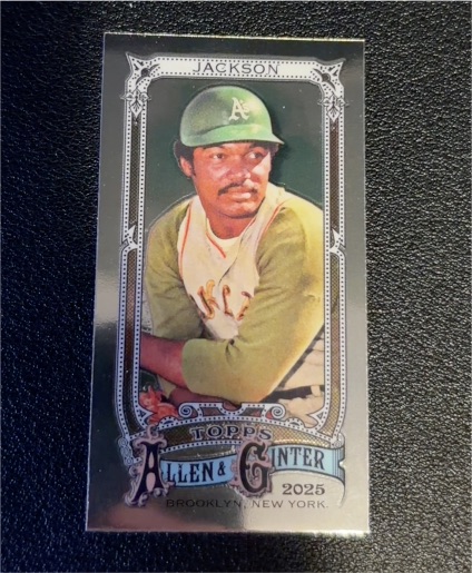 2025 Topps Allen & Ginter #60 Reggie Jackson — front
