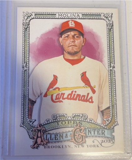 2025 Topps Allen & Ginter #51 Yadier Molina — front