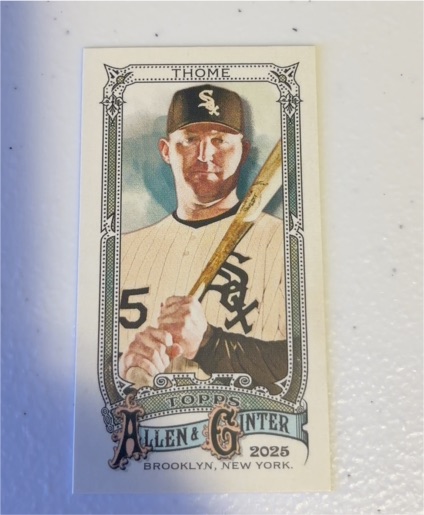 2025 Topps Allen & Ginter #347 Jim Thome — front