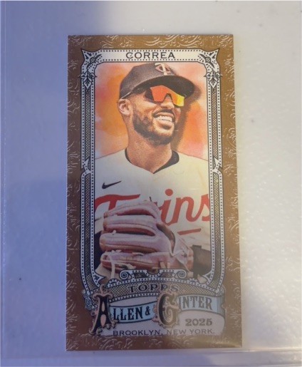 2025 Topps Allen & Ginter #91 Carlos Correa — front