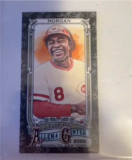 2025 Topps Allen & Ginter #179 Joe Morgan — front