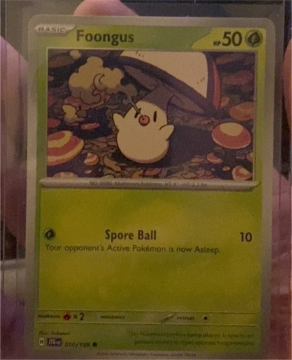 2025 Pokémon SV09: Journey Together #010 Foongus — front