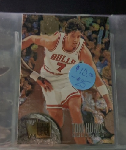 1995-96 Fleer Metal #14 Toni Kukoc — front