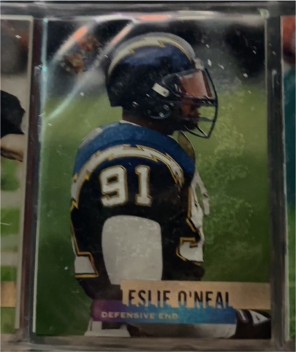 1992 Pro Set #52 Leslie O'Neal — front