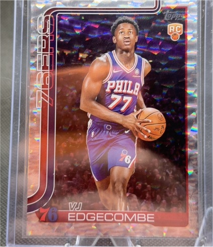 2025-26 Topps #203 VJ Edgecombe — front