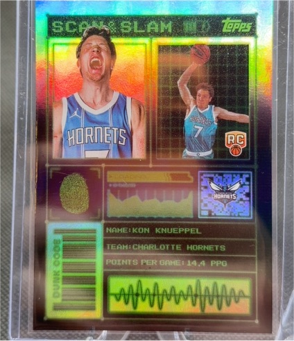 2025 Topps Scan and Slam #SS Kon Knueppel — front