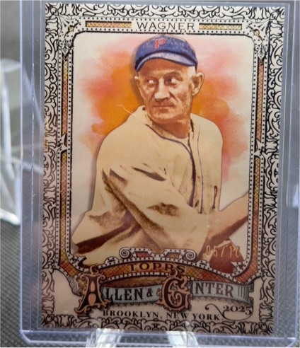2025 Topps Allen & Ginter #319 Honus Wagner — front