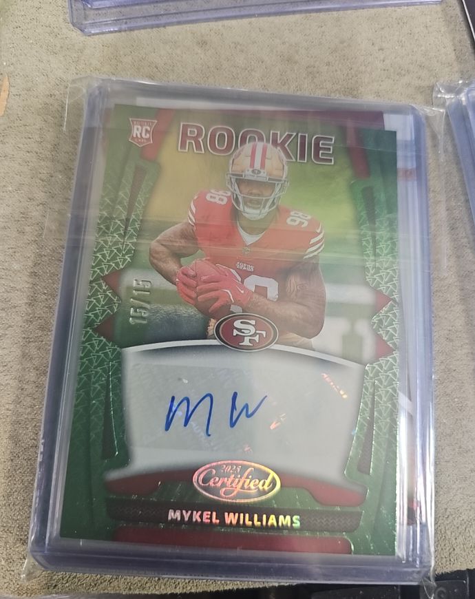 2025 Panini Certified #RSI-MWS Mykel Williams — front