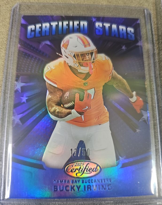 2025 Panini Certified Stars #CST-BIG Bucky Irving — front