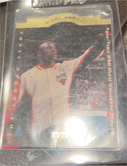 1996-97 Upper Deck A Cut Above #CA7 Michael Jordan — front