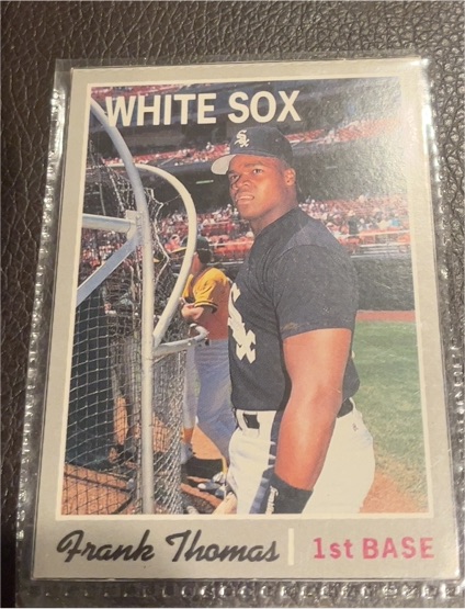 1992 Baseball Cards Magazine #21 Frank Thomas — front