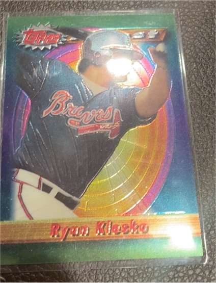 1994 Topps Finest #437 Ryan Klesko — front