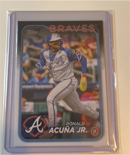 2024 Topps Series 1 #1 Ronald Acuña Jr. — front