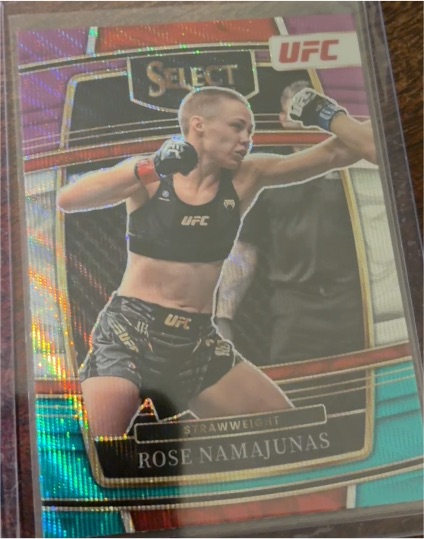 2022 Panini Select UFC #77 Rose Namajunas — front