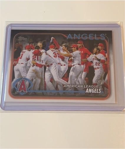 2024 Topps Series 1 #279 Los Angeles Angels Team Card — front