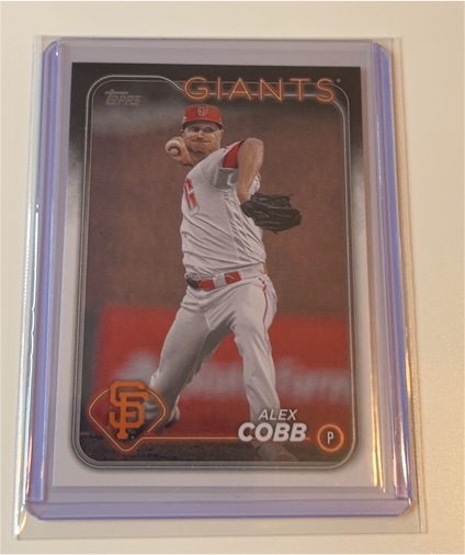 2024 Topps Series 2 #497 Alex Cobb — front