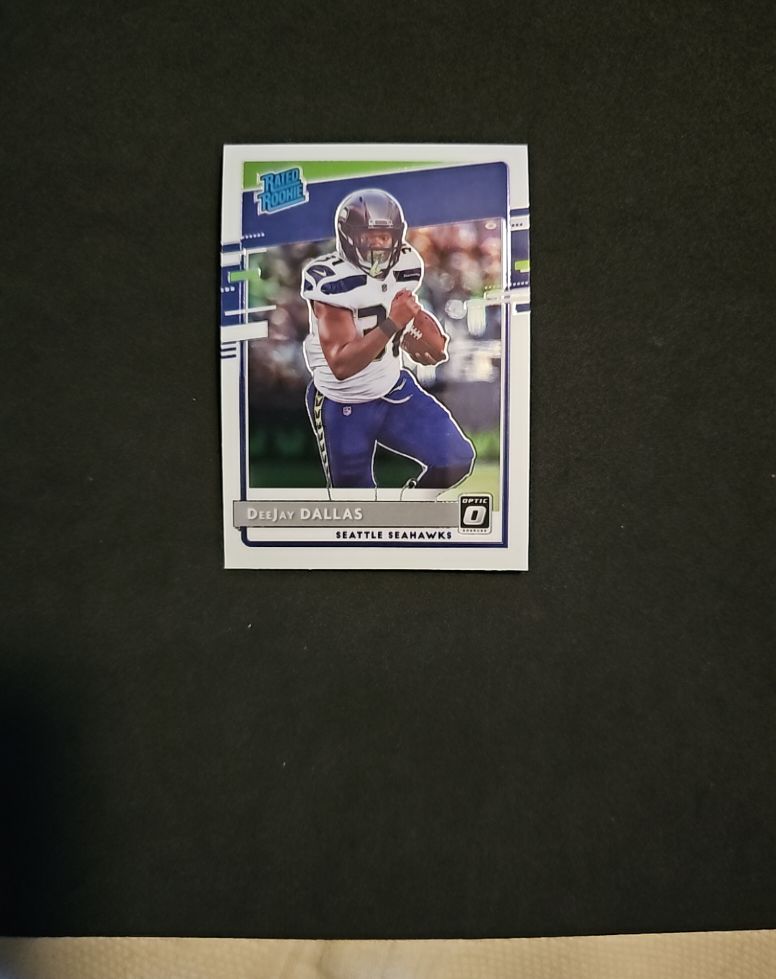 2020 Panini Donruss Optic Football DeeJay Dallas Rated Rookie #195 Seahawks — front