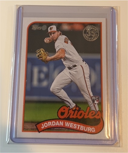 2024 Topps Series 1 1989 35th Anniversary #89B-38 Jordan Westburg — front