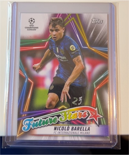2021-22 Topps UEFA Champions League #FS-07 Nicolò Barella Future Stars — front