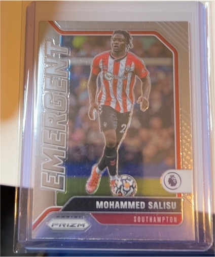 2021-22 Panini Prizm Premier League #6 Mohammed Salisu Emergent — front