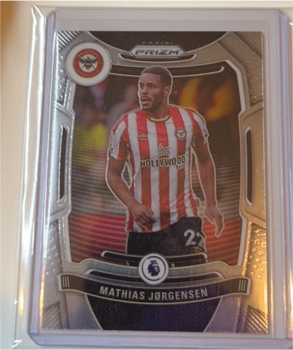 2021-22 Panini Prizm Premier League #146 Mathias Jørgensen — front