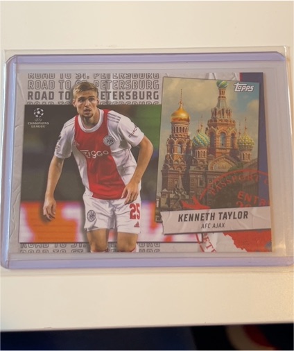 2021-22 Topps UEFA Champions League Road to St. Petersburg #RSP-06 Kenneth Taylor — front