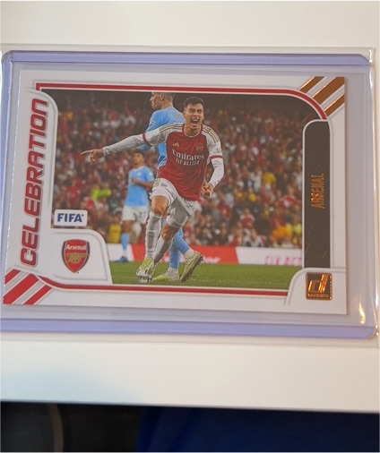 2023-24 Panini Donruss Celebration #13 Gabriel Martinelli Arsenal — front