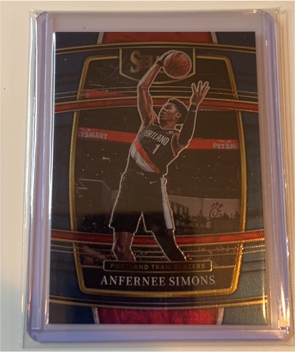 2021-22 Panini Select #29 Anfernee Simons — front