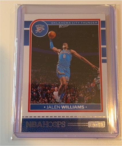 2024-25 Panini NBA Hoops #201 Jalen Williams — front