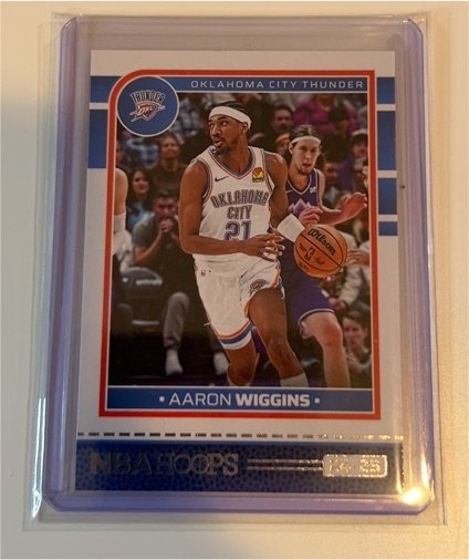 2024-25 Panini NBA Hoops #192 Aaron Wiggins — front