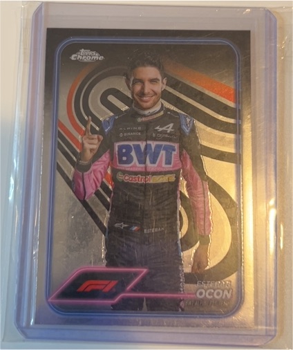 2024 Topps Chrome Formula 1 #9 Esteban Ocon — front