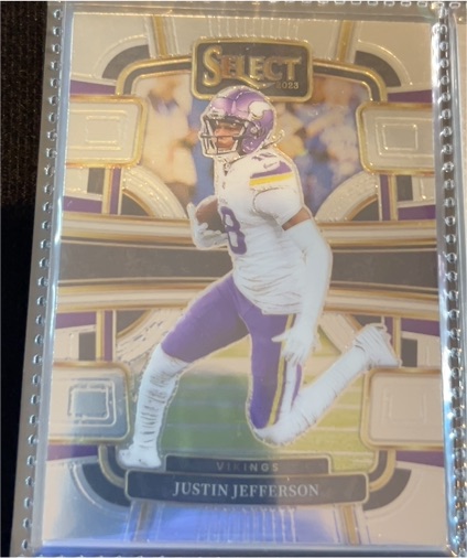 2023 Panini Select Concourse #65 Justin Jefferson — front